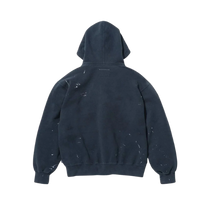 Supreme MM6 Maison Margiela Box Logo Zip Up Hooded Sweatshirt Navy